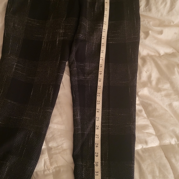 H&M coordinated set blazer & pants tartan black/off white size 8 nwot - Picture 16 of 16